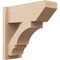 Ekena Millwork 7 1/2-in W x 18-in D x 18-in H Balboa Slat Rough Cedar Woodgrain TimberThane Outlooker, Primed Tan OUTUR075X18X18BOA24RCPR - alternate 1